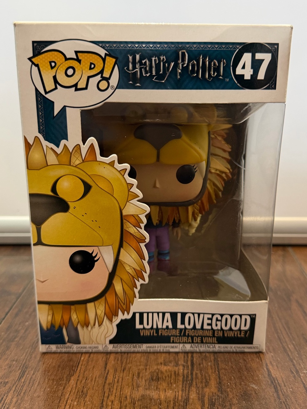 Funko Pop! Harry Potter, Luna Lovegood Vinyl Figure with Yellow Lion Hat